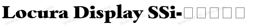 Locura Display SSi字体转换